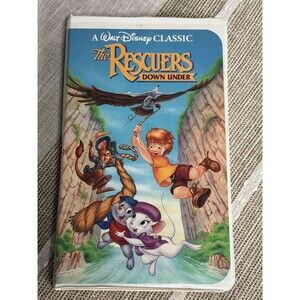 Disney The Rescuers Down Under  1991 Black Diamond Edition Rare VHS #1142